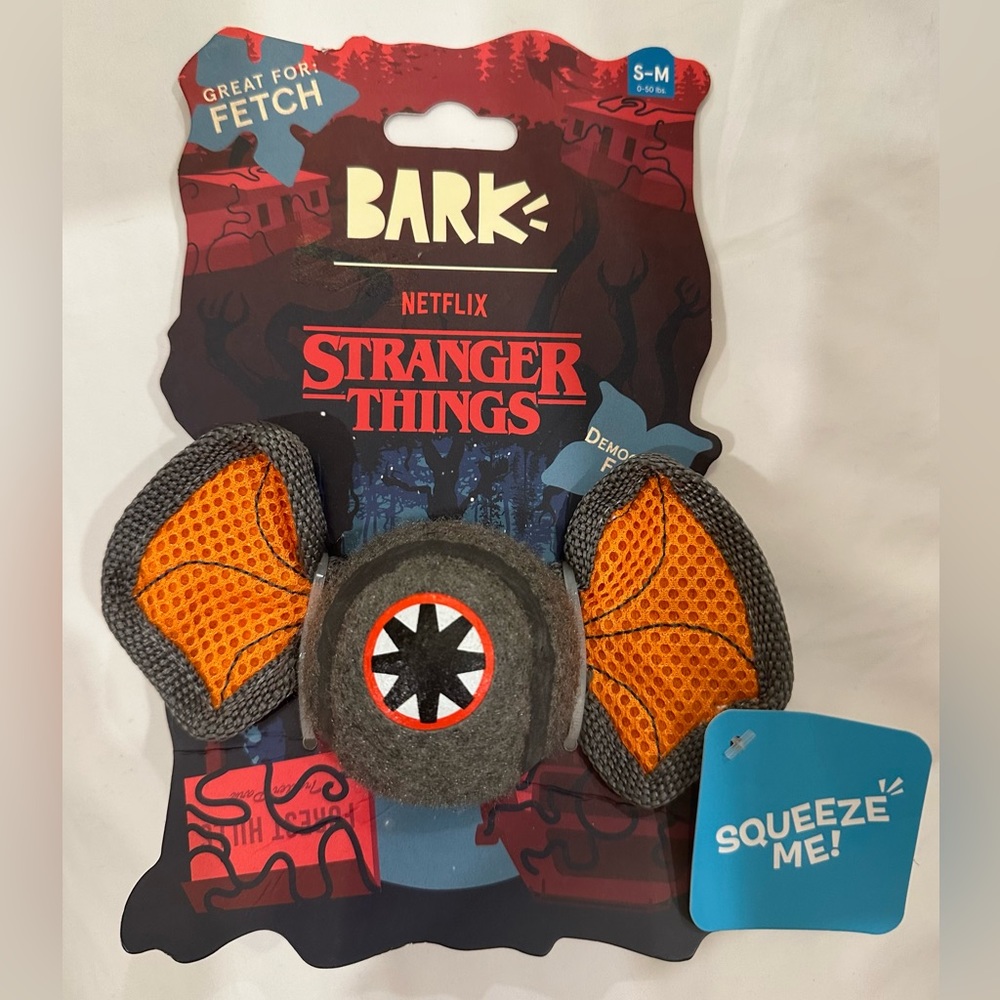 Stranger Things Dog Toy, DemogorGo Fetch, from Bark Box